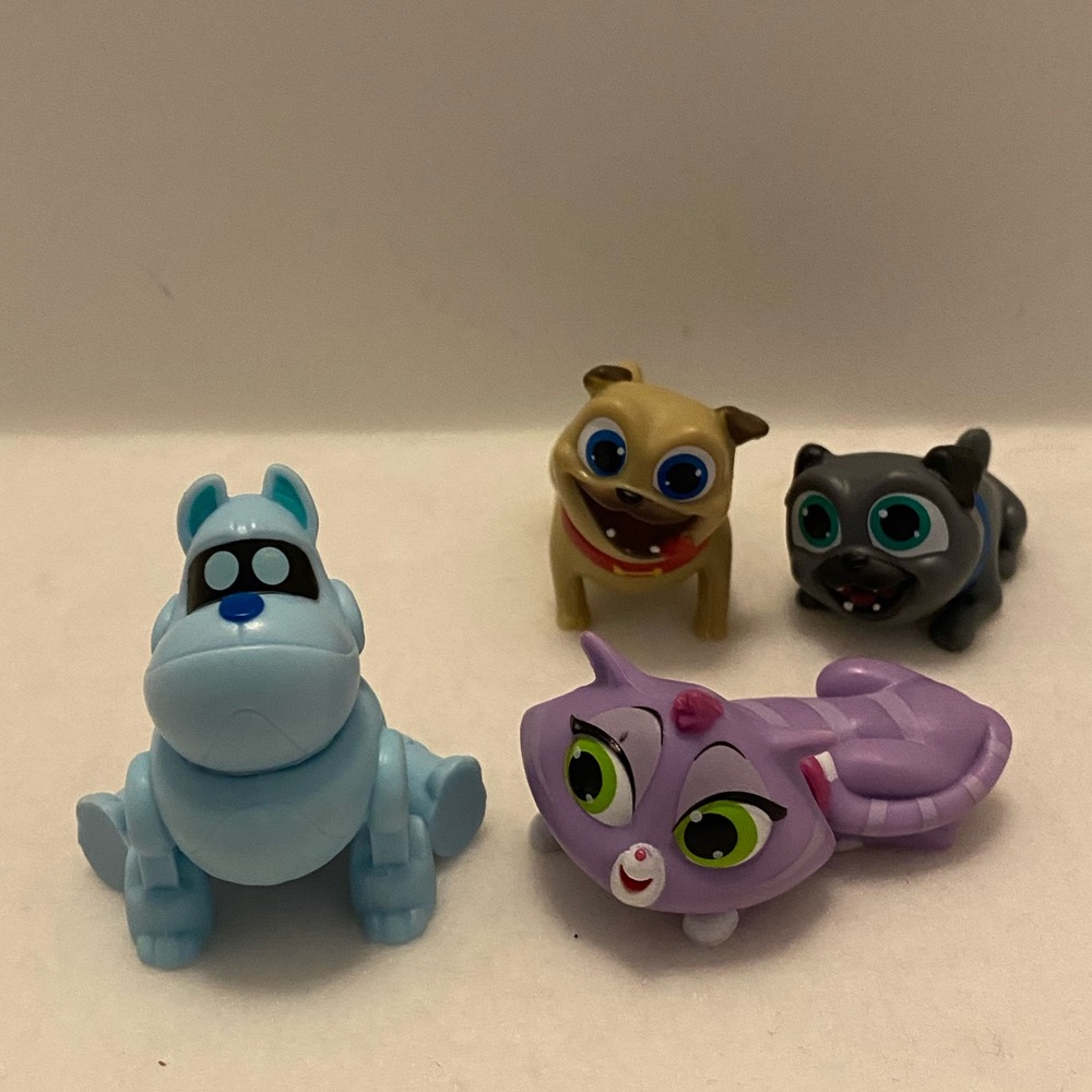 Nickelodeon Action Figures - Blue, Purple, Tan, Black